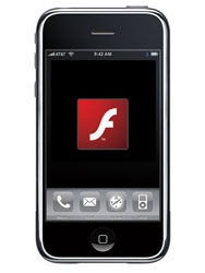 Flash ne sera pas adapt sur l'iPhone